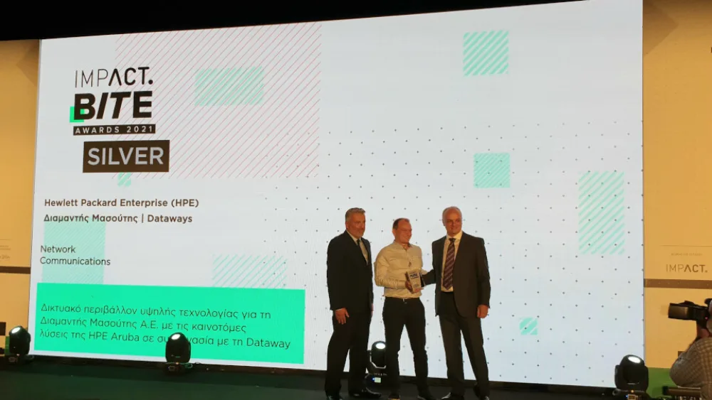«Ασημένια» διάκριση για την HPE στα Ιmpact BITE Awards 2021