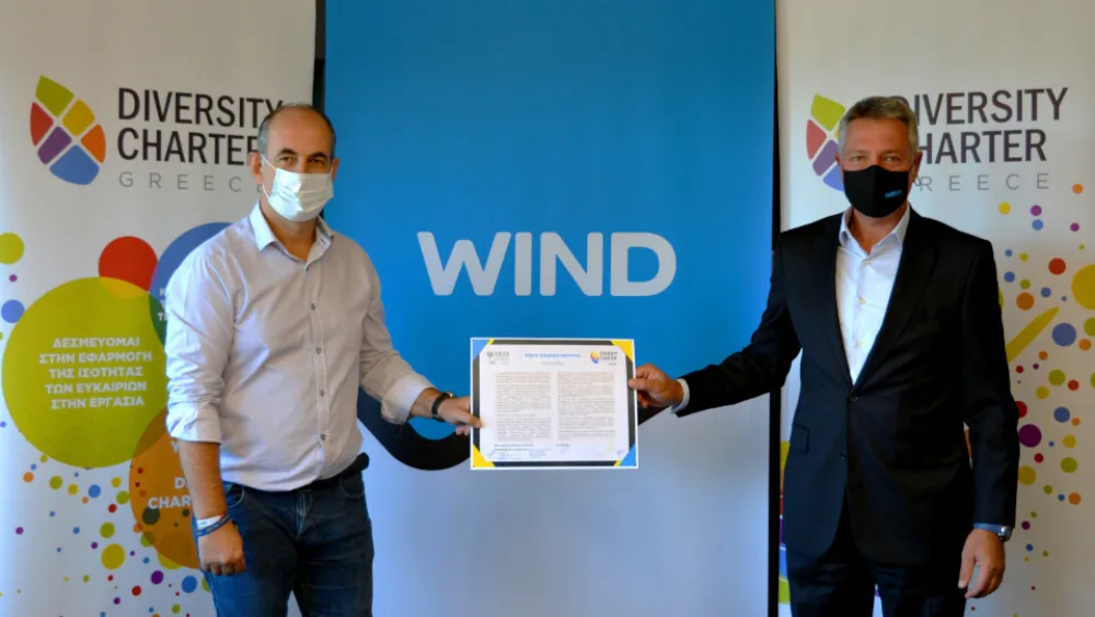 Η WIND Ελλάς υπογράφει τη Χάρτα Διαφορετικότητας