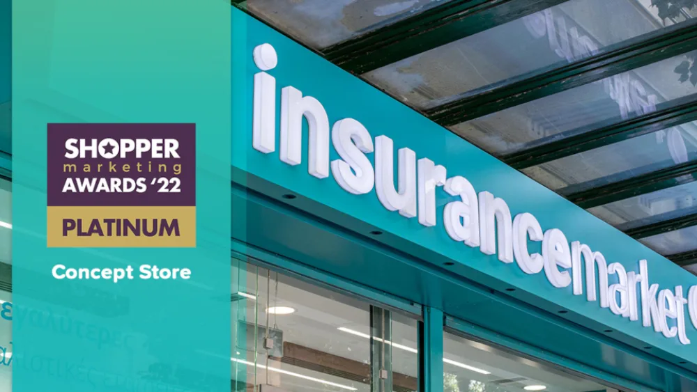 Platinum βράβευση για το Phygital Concept Store του Insurancemarket.gr