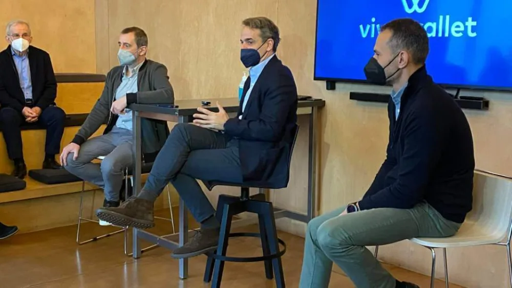 Μητσοτάκης στην Viva Wallet: Ψήφος εμπιστοσύνης στην οικονομία η επένδυση thw JP Morgan