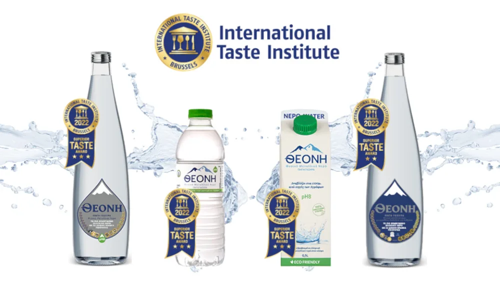 Νερό Θεόνη: 4 νέες χρυσές βραβεύσεις από το International Taste Institute​