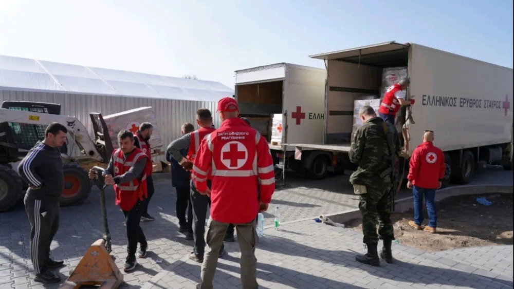 Ο Ελληνικός Ερυθρός Σταυρός παρέδωσε 50 τόνους ανθρωπιστικής βοήθειας εντός της Οδησσού