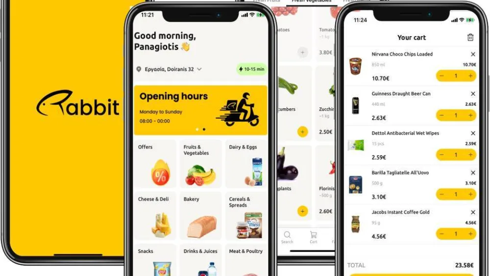 Rabbit: Έκλεισε 2 μήνες λειτουργίας η νέα, καινοτόμος εμπειρία online market