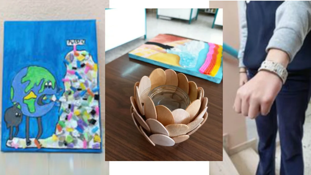 Τhe recyclers: Μαθητές του ΓΕΛ Καρέα υιοθετούν την κυκλική οικονομία και δίνουν «ζωή» σε άχρηστα υλικά.