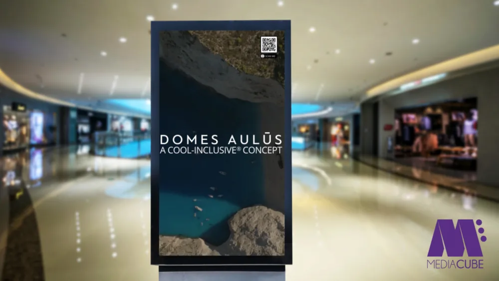 MEDIACUBE & Domes Resorts σε μια Digital Out Of Home Καμπάνια