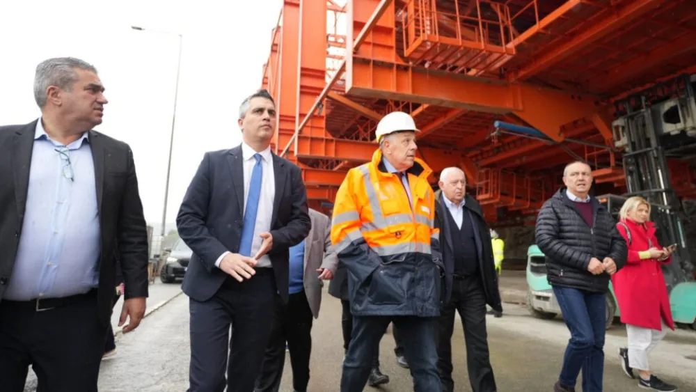 Επιθεώρηση έργων Μετρό και Flyover στη Θεσσαλονίκη από την ηγεσία του Υπουργείου Υποδομών