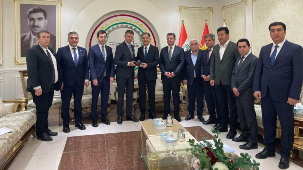 Ο ΓΓΔΟΣ και πρόεδρος της Entrerpise Greece, κ. Σκάλκος, στο 1ο Delphi Sulaimaniyah Forum