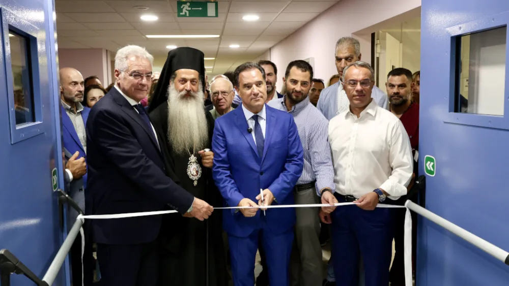 Ο υπουργός Υγείας έδωσε το παρών στα εγκαίνια των νέων ΤΕΠ στο Νοσοκομείο Λαμίας