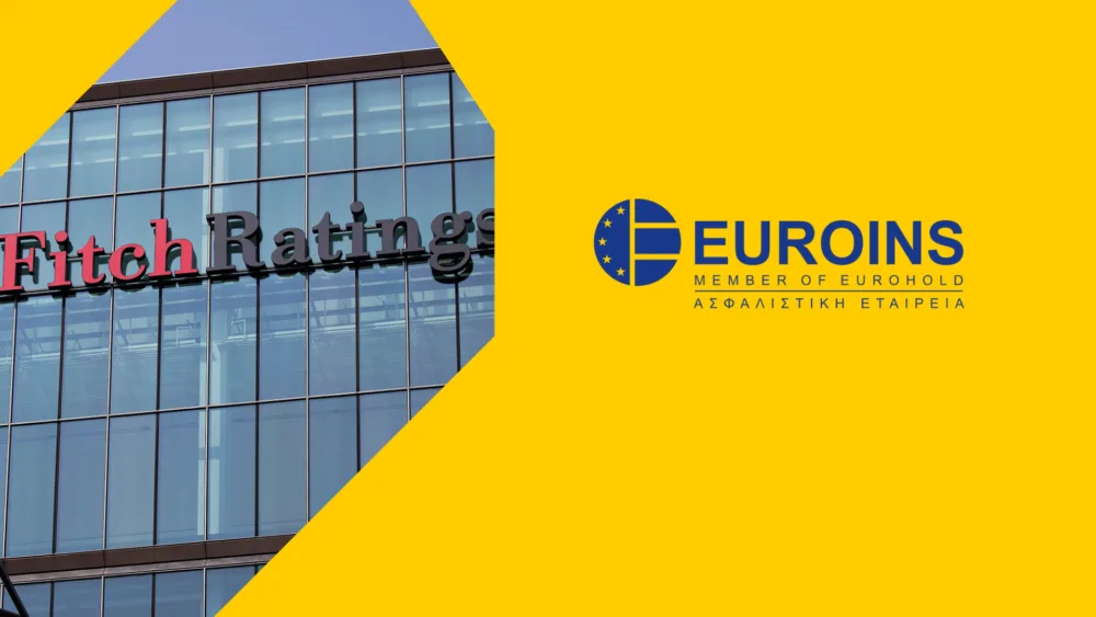 Fitch: Αναβάθμισε την αξιολόγηση χρηματοοικονομικής ισχύος (IFS) της Euroins σε «BB-» από «B+» με σταθερή προοπτική