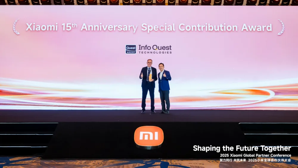 Η Xiaomi βραβεύει την Info Quest Technologies με το “Special Contribution Award”