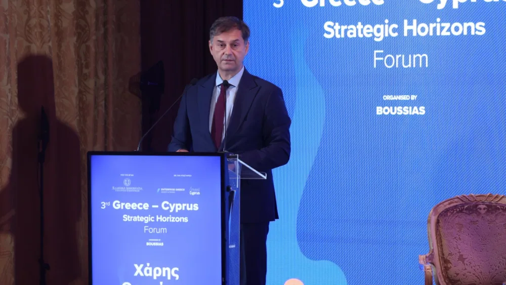 Χ. Θεοχάρης: «Οι οικονομικές σχέσεις Ελλάδας και Κύπρου βρίσκονται σήμερα σε ιστορικά υψηλά επίπεδα»