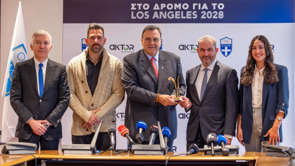 O Όμιλος AKTOR Χρυσός Χορηγός της Ελληνικής Ολυμπιακής Επιτροπής έως τους Ολυμπιακούς Αγώνες Los Angeles 2028