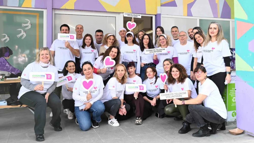COSMOTE TELEKOM VOLUNTEERS: Πρόγραμμα εταιρικού εθελοντισμού επικεντρωμένο στην κοινωνία και το περιβάλλον