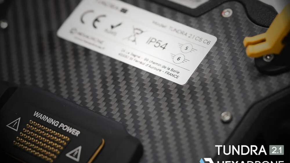 Η Hexadrone εξασφαλίζει σήμανση CE και πιστοποιήσεις C5/C6 για το TUNDRA 2.1