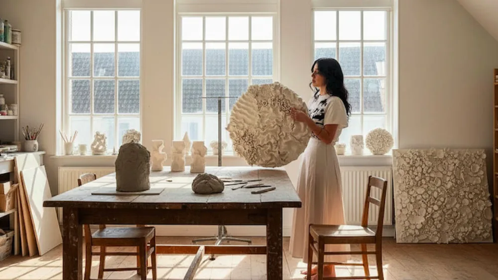 H Βίβιαν και τα sold out workshops κεραμικής με θέμα τα κυκλαδικά ειδώλια στην Ολλανδία