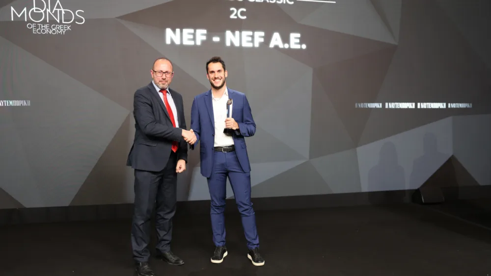 Η NEF-NEF Homeware απέσπασε διάκριση για 7η συνεχόμενη χρονιά στα DIAMONDS of the Greek Economy 2025
