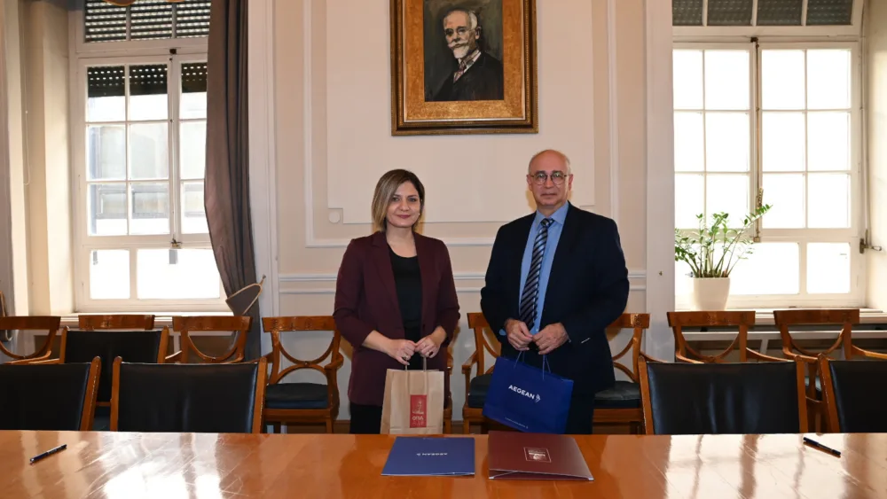 Η AEGEAN και το Οικονομικό Πανεπιστήμιο Αθηνών ενώνουν δυνάμεις υπογράφοντας Μνημόνιο Συνεργασίας