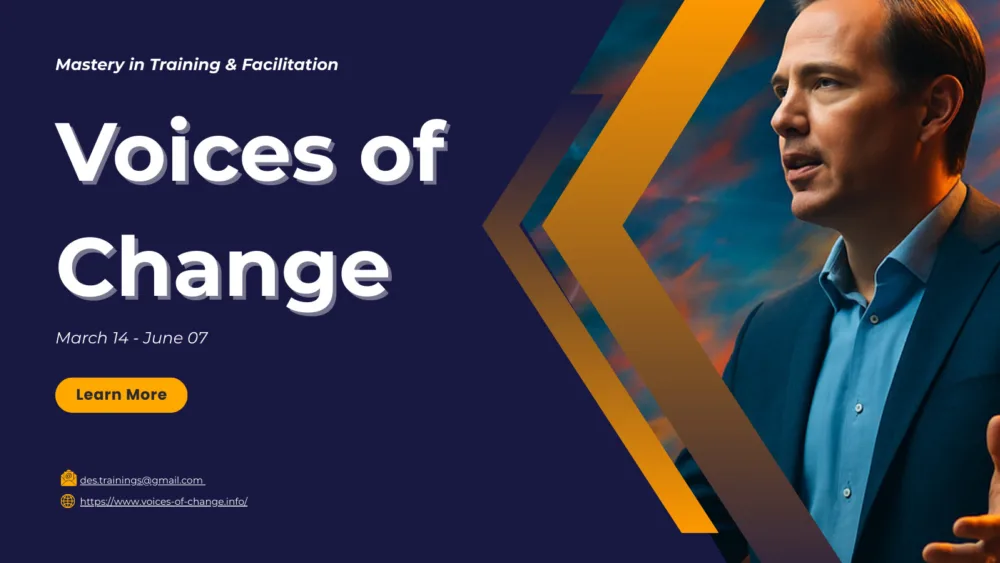 Voices of Change: Public Speaking & Facilitation Mastery από την DES Corporate Solutions