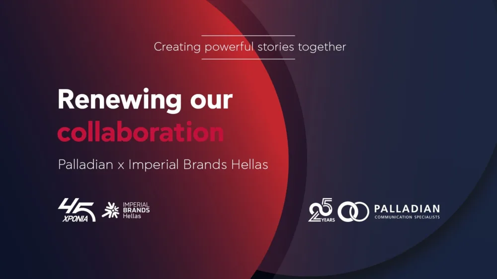 Η Palladian Communication Specialists ανανεώνει τη συνεργασία της με την Imperial Brands Hellas