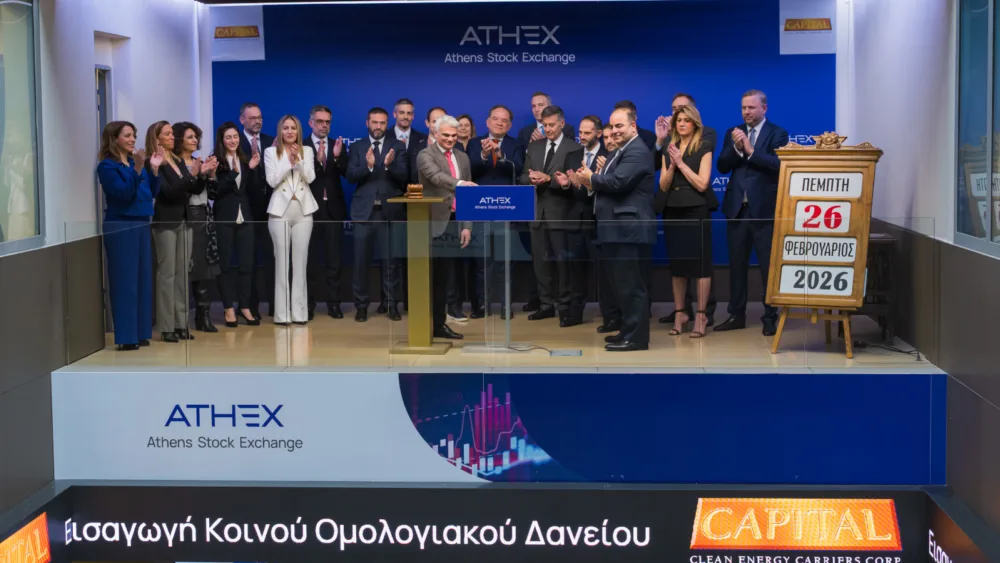 Capital Clean Energy Carriers: Δυναμικό “παρών” στο Χρηματιστήριο Αθηνών, με επιτυχημένη έκδοση ομολόγου 250 εκατ. ευρώ