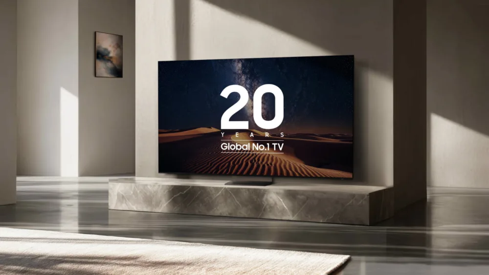 Η Samsung Electronics αναδεικνύεται ως το Νο.1 brand τηλεοράσεων παγκοσμίως για 20η συνεχή χρονιά