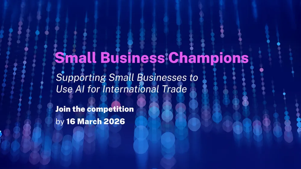 Small Business Champions 2026: Διεθνής διαγωνισμός για ΜμΕ που αξιοποιούν την Τεχνητή Νοημοσύνη