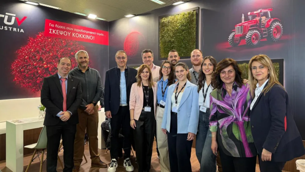 Η TÜV AUSTRIA στην Ελλάδα συμμετείχε δυναμικά στην Agrotica 2026 - Όλο και περισσότερο εμπλουτισμένο το χαρτοφυλάκιο υπηρεσιών της