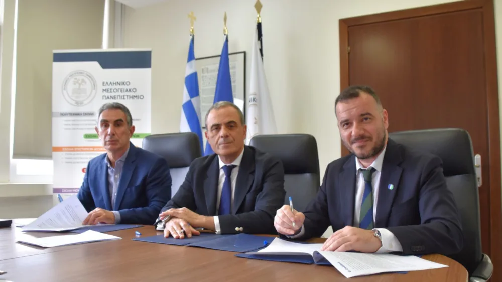 Η CrediaBank και το Ελληνικό Μεσογειακό Πανεπιστήμιο στην Κρήτη υπογράφουν Μνημόνιο Συνεργασίας