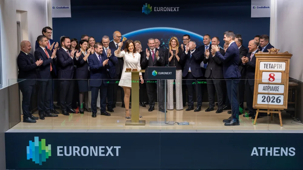 Η CrediaBank χτύπησε το καμπανάκι της Συνεδρίασης του Χρηματιστηρίου Αθηνών