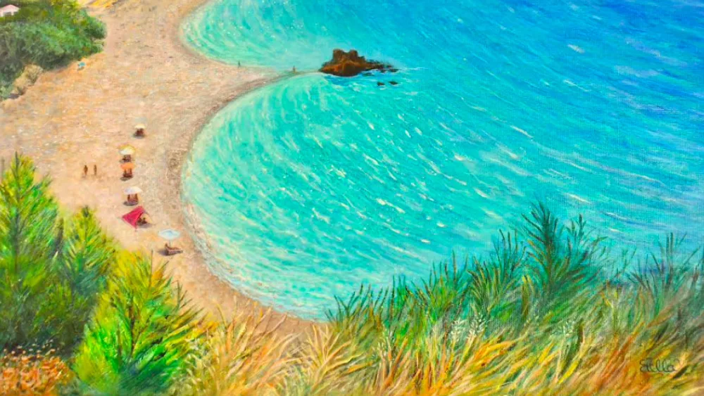 Aegean Concept of Blue: Η Stella Sevastopoulos στην Tsantilis Art Gallery