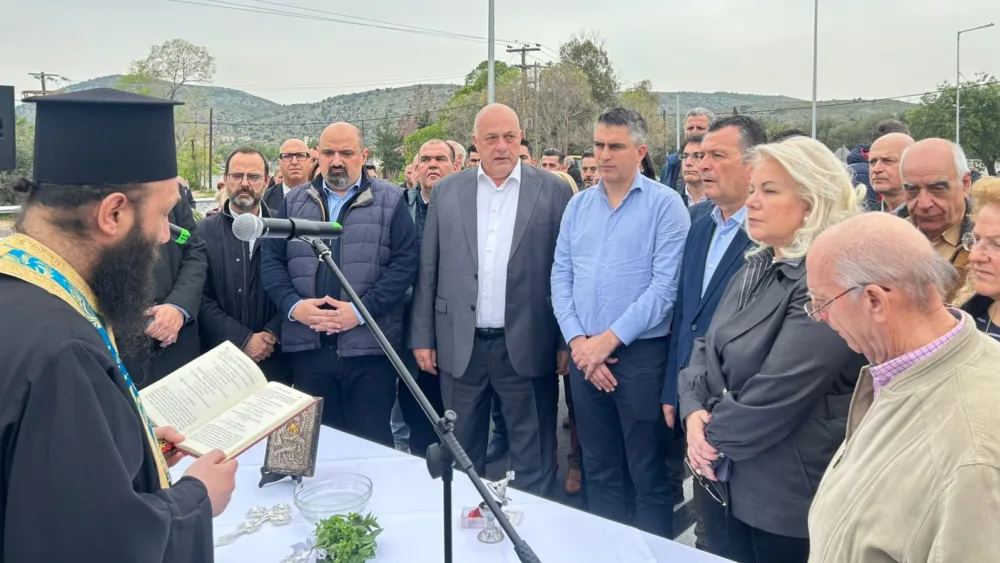 Χ. Δήμας: «Δίνουμε στην κυκλοφορία τη νέα Γέφυρα στο Αλιγαρόρεμα και κλείνουμε μια πληγή από τον "Daniel"»