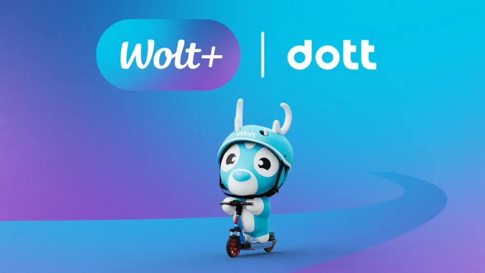 Η Wolt και η Dott προχωρούν σε συνεργασία και φέρνουν τη μικροκινητικότητα στο Wolt+