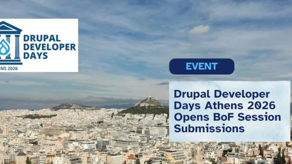 Η ΕΕΛΛΑΚ στο Drupal Developer Days 2026: Προώθηση ανοιχτών τεχνολογιών, δημόσιου τομέα και νέας γενιάς προγραμματιστών