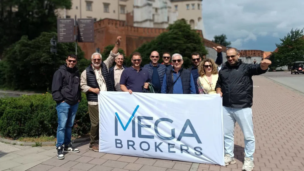Οι κορυφαίοι συνεργάτες της MEGA BROKERS που ξεχώρισαν στην INTERASCO επιβραβεύθηκαν με ταξίδι στην Πολωνία