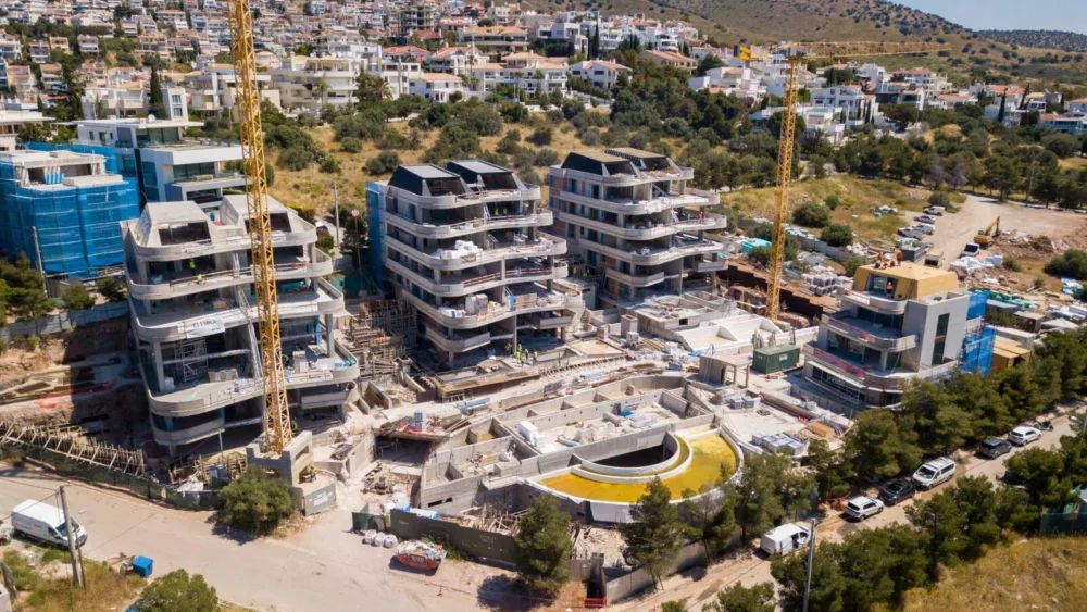 Ολοκληρώθηκε ένα σημαντικό στάδιο κατασκευής του έργου πολυτελών κατοικιών Apollo Hills
