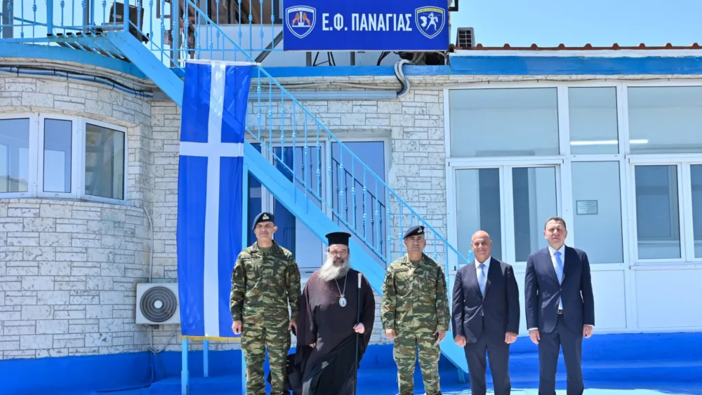Σταθερή η στήριξη της Eurobank προς τις Ένοπλες Δυνάμεις – Δωρεά για το Φυλάκιο στη νησίδα Παναγιά