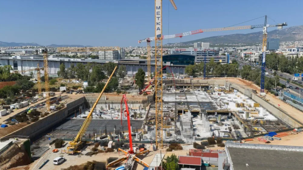 Η ΕΕΕΠ στο εργοτάξιο του σύγχρονου συγκροτήματος φιλοξενίας, ψυχαγωγίας και καζίνο στο Μαρούσι
