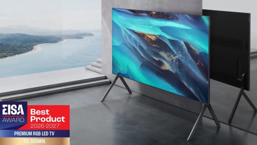 Η TCL απέσπασε έξι βραβεία EISA - Αναλυτικά τα βραβεία και τι αφορούν