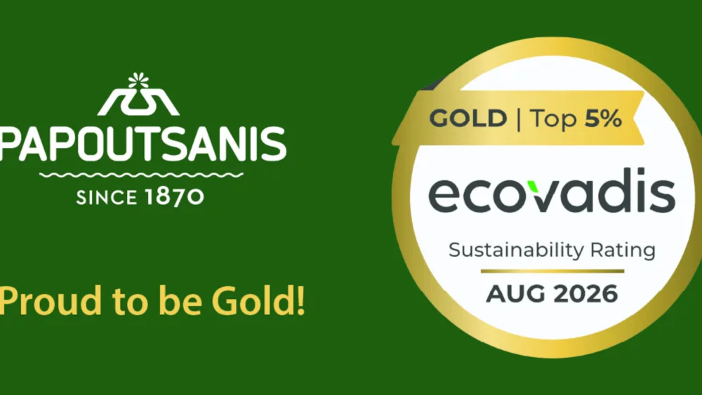 Στο παγκόσμιο top 5% της αξιολόγησης EcoVadis η Παπουτσάνης - Απέσπασε χρυσό μετάλλιο