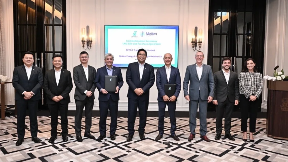 METLEN και PETRONAS: Συμφωνία για έξι φορτία LNG ετησίως από το 2027