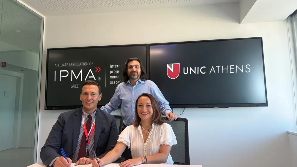 Μνημόνιο Συνεργασίας υπογράφουν UNIC Athens και IPMA Greece για τη Διοίκηση Έργων στην εποχή της Τεχνητής Νοημοσύνης