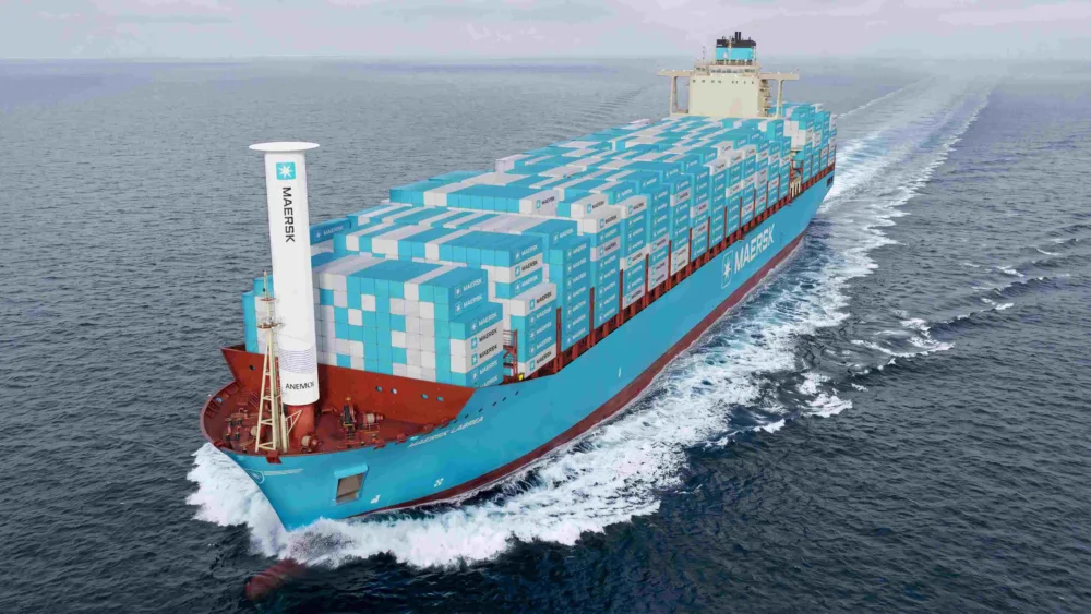 Maersk και Anemoi: Αιολική τεχνολογία σε πλοίο μεταφοράς εμπορευματοκιβωτίων