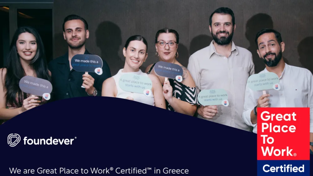 Η Foundever αναγνωρίζεται ως Great Place to Work στην Ελλάδα για τρίτη συνεχή χρονιά