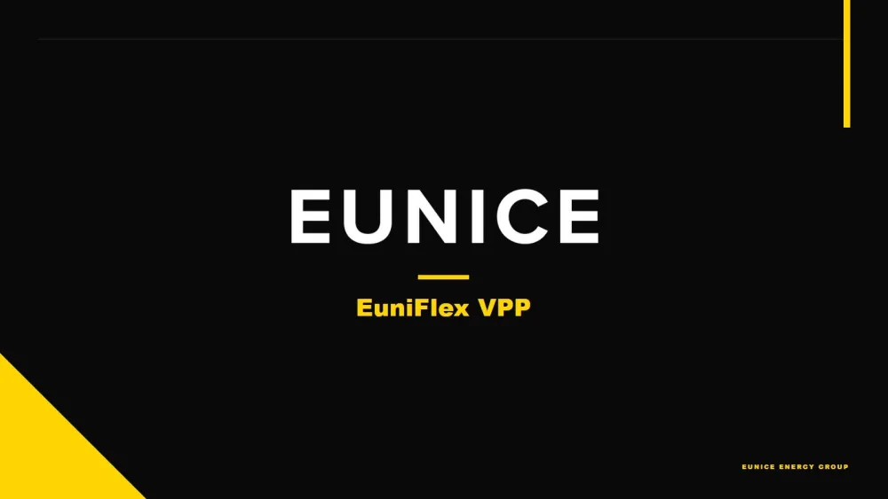 Το EuniFlex VPP του Ομίλου Eunice επιλέχθηκε από την Κομισιόν για προετοιμασία συμφωνίας χρηματοδότησης μέσω του Innovation Fund