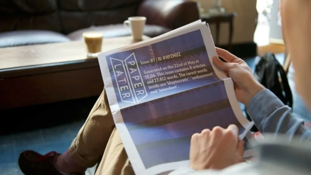 PaperLater: Η συλλογή και ανάγνωση διαδικτυακών άρθρων στη δική σου εφημερίδα