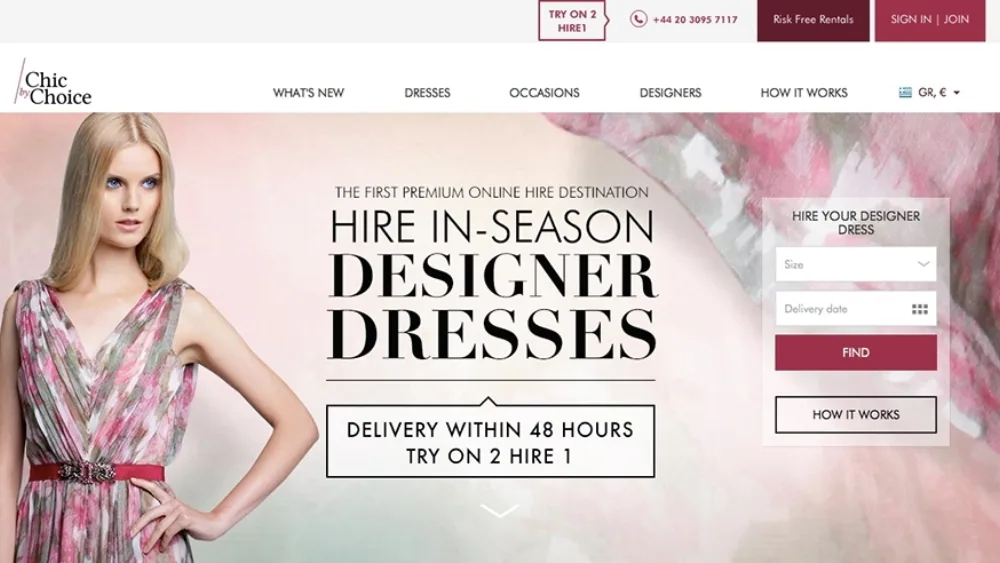 Η Chic by Choice ενοικιάζει πολυτελή φορέματα για διάφορες περιστάσεις