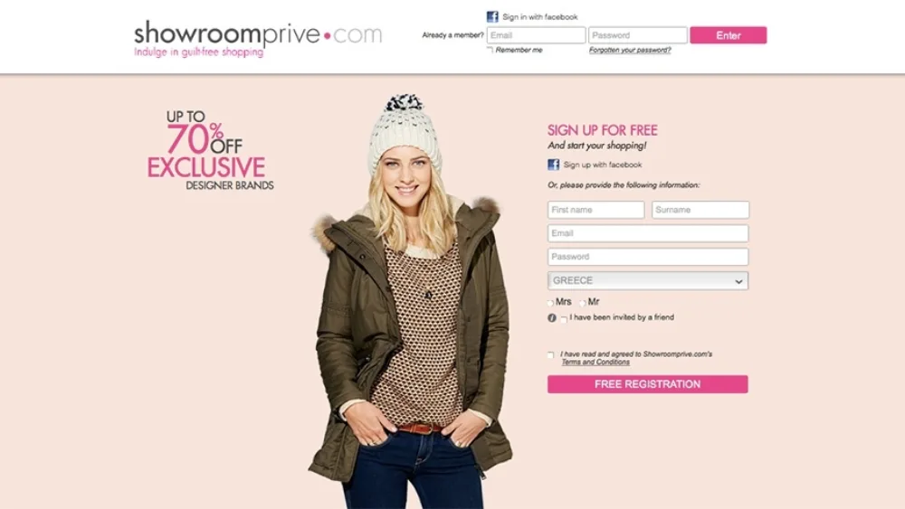 Η Showroomprive επεκτείνεται και στην Ελλάδα