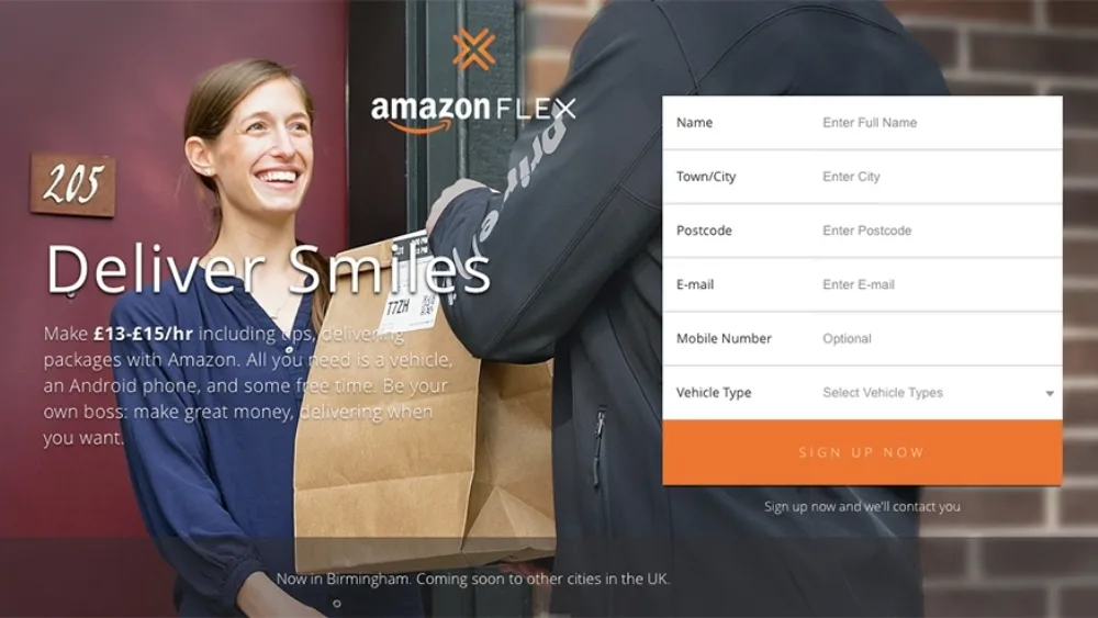 Η υπηρεσία Amazon Flex επεκτείνεται δυναμικά και στην Αγγλία
