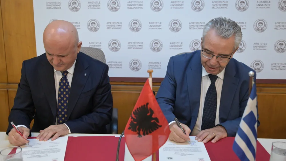 Ανανέωση συμφωνίας επιστημονικής συνεργασίας του ΑΠΘ με το Γεωπονικό Πανεπιστήμιο Τιράνων