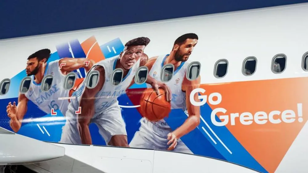 Με τα φτερά της Aegean και το «δικό της» αεροπλάνο πετά στο Μιλάνο η Εθνική Ομάδα Μπάσκετ